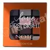 Палетка теней для век - note love at first sight eyeshadow palette №203 Note cosmetique 