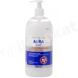 Suwuk krem-sabyny "aura clean" antibakterial we gipoallergen, 1 l Aura baby 