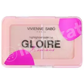 Vivienne sabo палетка хайлайтеров мини gloire d'amour, 6 гр (тон 02) Vivienne sabo 