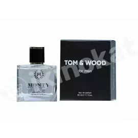 Monty tom&wood edp парфюмированная вода для мужчин, 50 мл Monty 