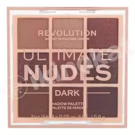 Палетка теней для век makeup revolution ultimate nudes dark Revolution 