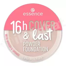 Пудровая тональная основа - essence 16h cover & last powder foundation №02  