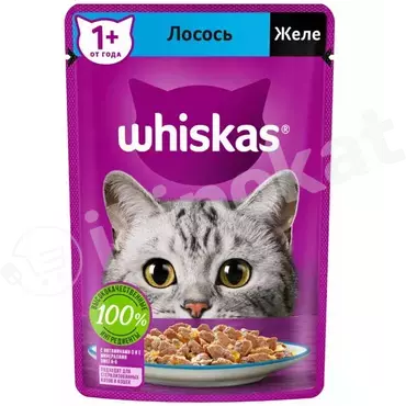 Влажный корм для кошек ''whiskas'' лосось 75 гр Whiskas 