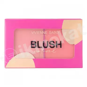 Палетка румян - vivienne sabo blush naturel palette, 6 гр (тон 03) Vivienne sabo 