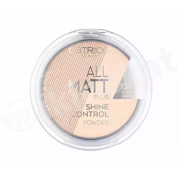 Catrice all matt plus shine control powder №010 ýüz üçin pudra Catrice cosmetics 