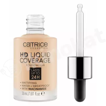 Catrice hd liquid coverage foundation №010 ýüz üçin tonal kremi Catrice cosmetics 