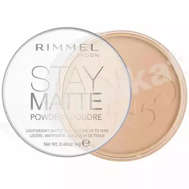 Rimmel stay matte long lasting powder №004 kompaktly ýüz üçin pudra Rimmel 