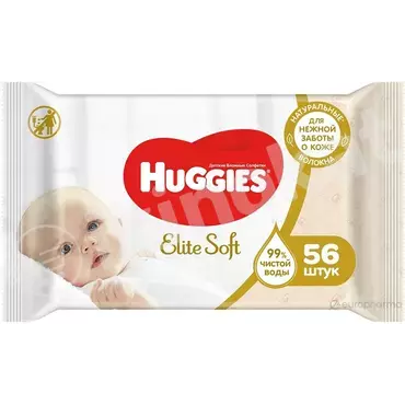 Влажные салфетки huggies elite soft triplo 56 шт. Huggies 