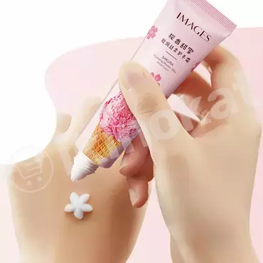 Sakura ýaprajyklarynyň ekstrakty bilen baýlaşdyrylan el üçin krem images hand cream 30 gr. Images 