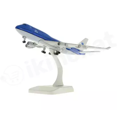Uçaryn modeli boeing 747 "klm" 20 sm (demirli)  