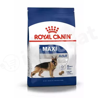 Royal canin "maxi adult" güjükler üçin gury iýmit, 15kg Royal canin 