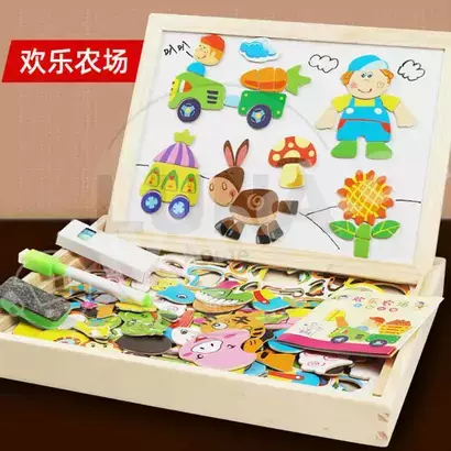 Магнитная детская развивающая игра "ферма" Неизвестный бренд 