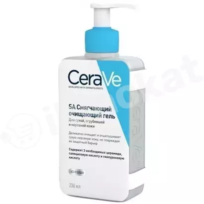 Cerave sa смягчающий очищающий гель для сухой, огрубевшей и неровной кожи, 236мл Cerave  