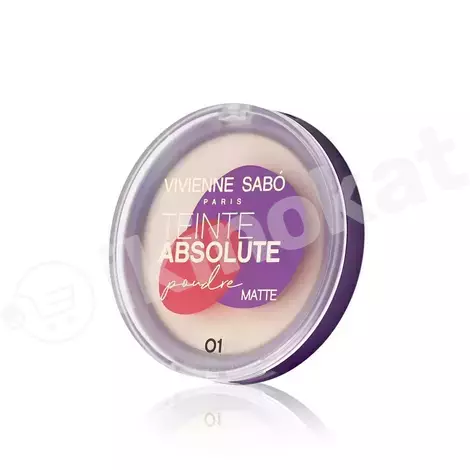 Компактная матирующая пудра vivienne sabo teinte absolute poudre matte (тон 01) Vivienne sabo 