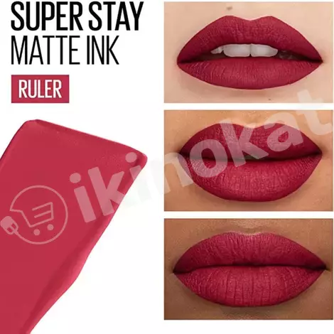 Жидкая матовая помада - maybelline new york super stay matte ink liquid lipstick (tон 80) Maybelline new york 