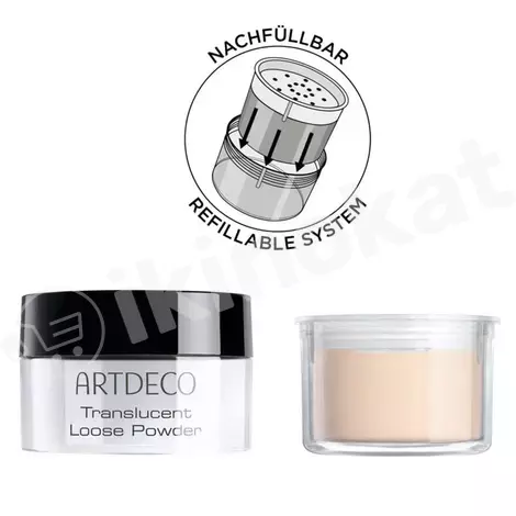 Ýüz üçin pudra artdeco translucent loose powder №02 Artdeco 