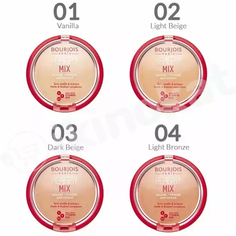 Bourjois healthy mix powder №03 kompaktly ýüz üçin pudra Bourjois  