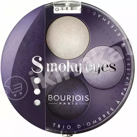 Тени для век 3-х цветные bourjois smoky eyes trio №06 Bourjois  