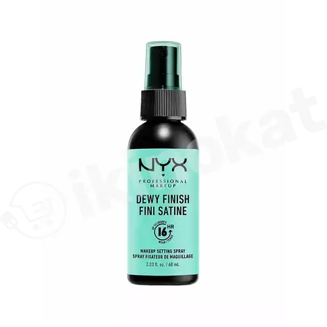 Spreý-fiksator makiýaž üçin - nyx professional makeup dewy finish fini satine №mss02 Nyx 