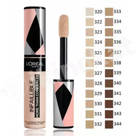 Konsiler ýüz we gözüň töweregi üçin - loreal paris infaillible concealer №323 L'oréal 