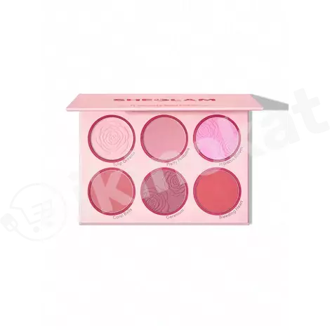 Палетка румян - sheglam floral flush blush palette Sheglam 