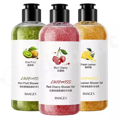 Ülje ekstraktly duş üçin gel-skrab images luofmiss cherryfruit shower gel, 300ml Images 