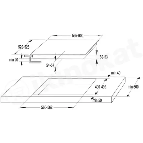 Aýna keramiki panel (plita) gorenje ect643bsc Gorenje 