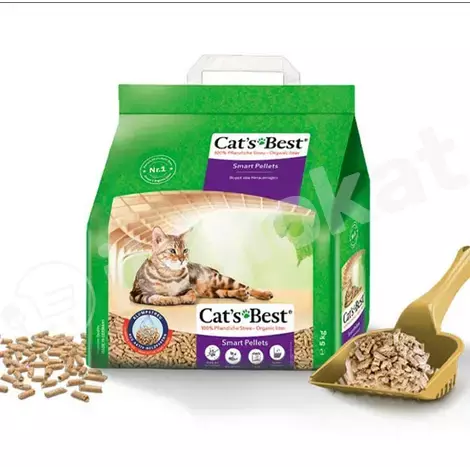 Cat’s best smart pellets древесный комкующийся наполнитель, 10кг (20 л) Cat's best 