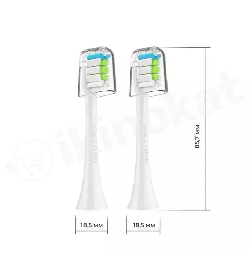 Сменные насадки для зубной щетки xiaomi soocas, 2шт (x3/x3u/x5) Xiaomi 