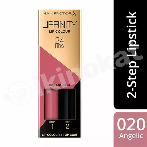Губная помада и увлажняющий блеск от max factor lipfinity lip colour №020 Max factor 