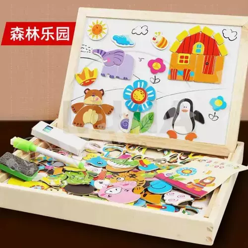 Магнитная ​детская развивающая игра​ "зоопарк" Неизвестный бренд 
