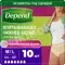 Подгузники для взрослых depend 1 norm m/l fem 10  шт. Depend logo 