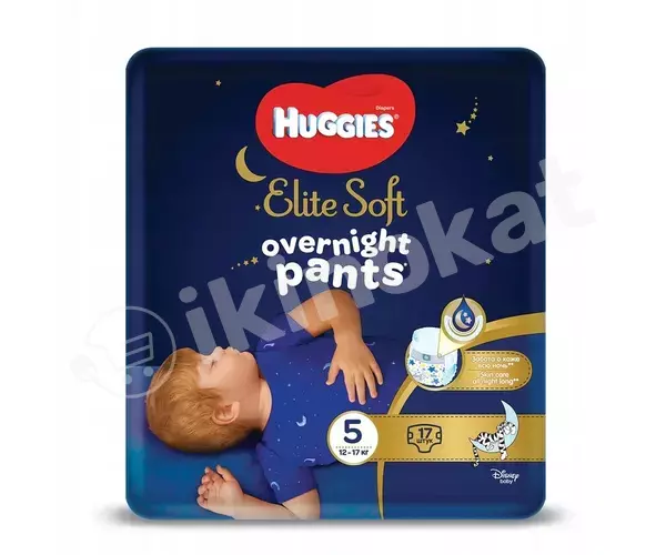 Подгузники-трусики ночные huggies mega 5, 12-17 кг, 17 шт Huggies 