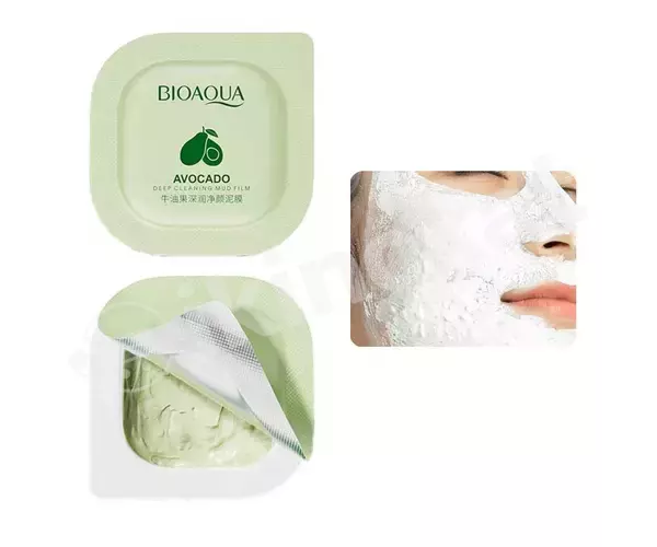 Грязевая маска для лица с авокадо от bioaqua, 8шт х7,5гр Bioaqua (био аква) 