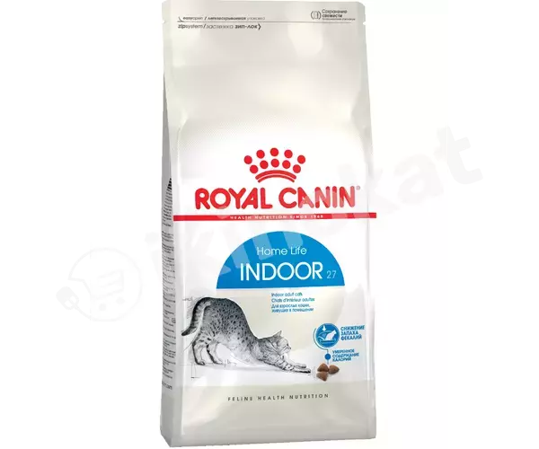 Сухой корм royal canin indoor 27 для кошек, живущих в помещении от 1 года до 7 лет, 10кг Royal canin 