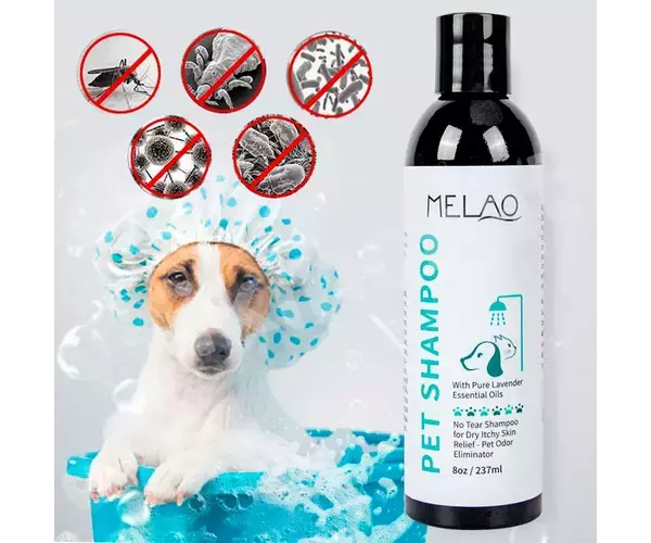 "pet shampoo" haýwan şampuny, 237 ml Melao 