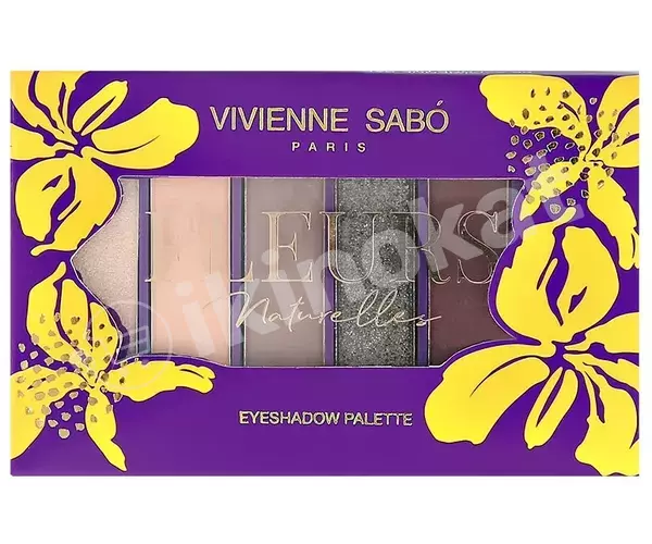 Vivienne sabo fleurs naturelles eyeshadow palette gözler üçin teni palitra, 5gr Vivienne sabo 