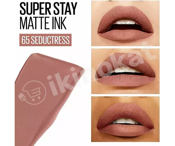 Жидкая матовая помада - maybelline new york super stay matte ink liquid lipstick (tон 65) Maybelline new york 