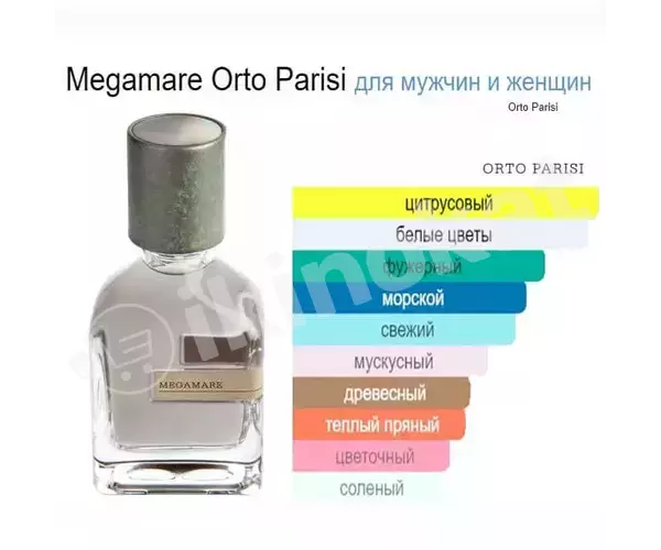 Разливная парфюмерия в виде спрея "megamare" от orto parisi Ambra parfum 