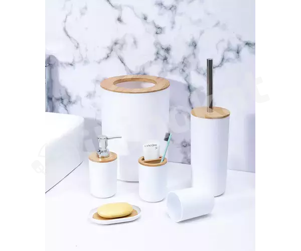 Набор аксессуаров для ванной комнаты, 6 предметов  