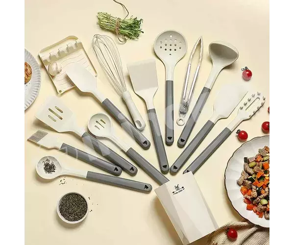 Силиконовый набор кухонных принадлежностей из 12-ти предметов  