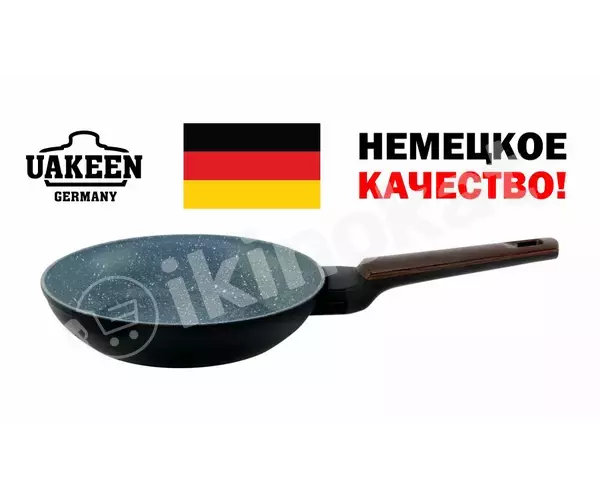 Сковорода с гранитным покрытием без крышки uakeen 24sm 1.7l vk-1524 Uakeen 