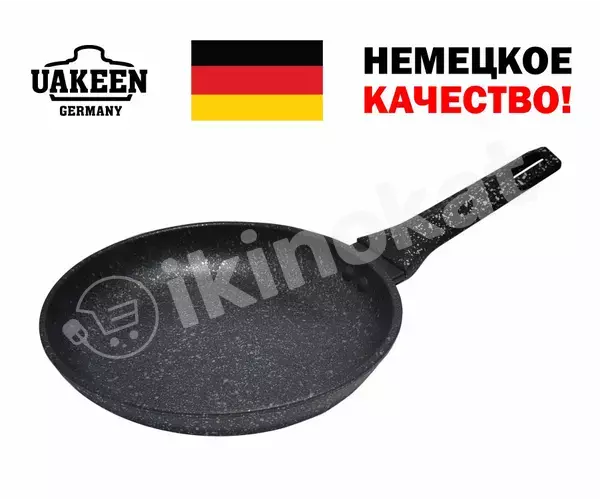 Сковорода с гранитным покрытием без крышки uakeen 24sm vk-98 Uakeen 