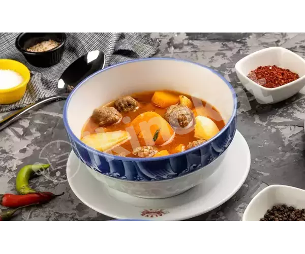 Суп с фрикадельками Altyn açar 