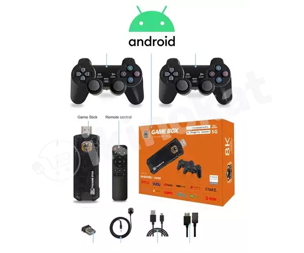 Игровая приставка + android tv 8k 5g x8-game Неизвестный бренд 