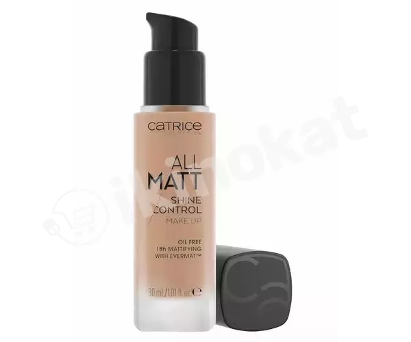 Catrice all matt plus shine control №033c ýüz üçin tonal kremi Catrice cosmetics 