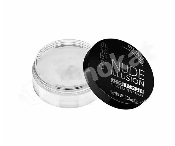 Рассыпчатая пудра catrice nude illusion loose powder (clear) Catrice cosmetics 