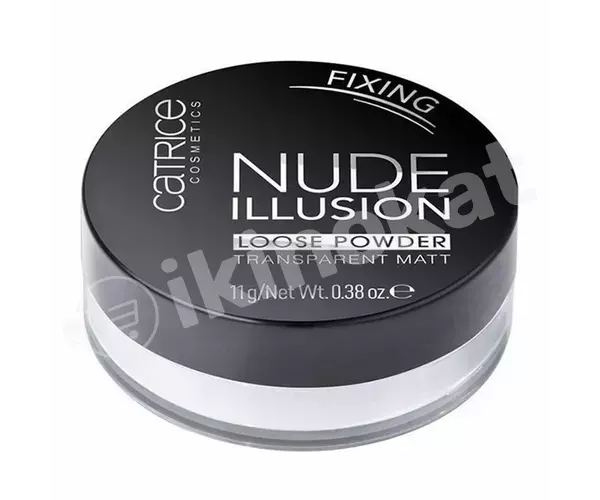 Catrice nude illusion loose powder ýüz üçin pudra poroşok Catrice cosmetics 
