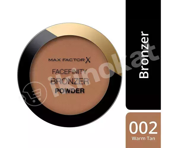 Max factor facefinity bronzer powder №002 warm tan ýüz üçin pudra Max factor 