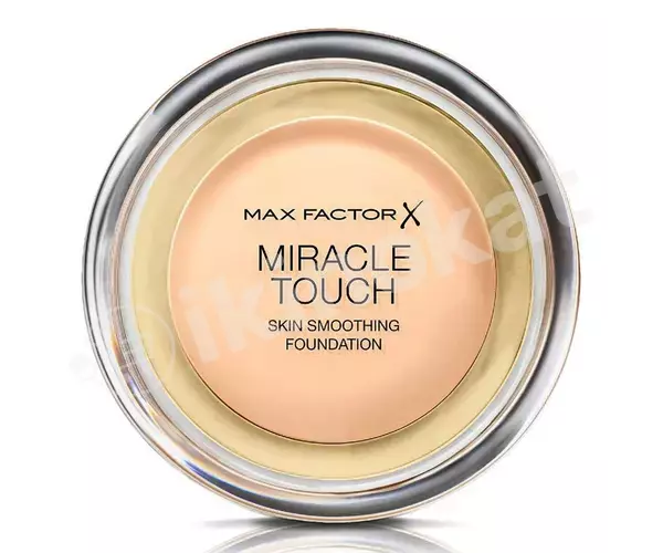 Max factor miracle touch foundation №040 ýüz üçin tonal esasy Max factor 